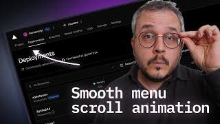 Recreating Vercel's Smooth Navigation Animation With CSS Only