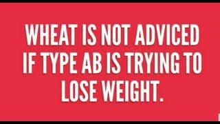 Blood type AB Diet..weight loss