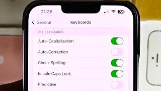 How To Turn Off AutoCorrect and Prediction iOS 17
