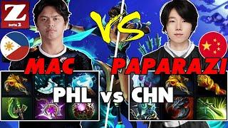 MAC (PUCK) Mid vs PAPARAZI (MIRANA) Carry - All Top MMR Players In This Match - Z Dota 2 Channel