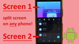 how to split screen on an android phone any android device