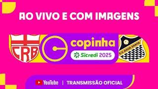 JOGO COMPLETO: CRB (AL) X ÁGUA SANTA | RODADA 1 | COPINHA SICREDI 2025