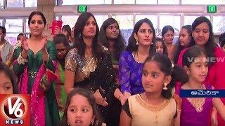 Anchor Rashmi Participate In Bathukamma Festival Celebrations | Washington | V6 USA NRI News