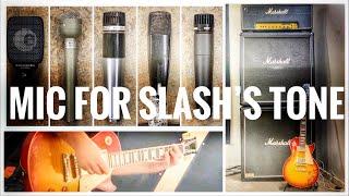 6 Microphones to record SLASH’s Guitar Tone!