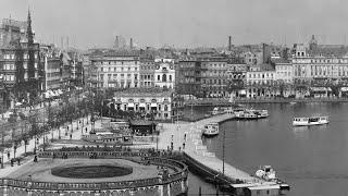 Jungfernstieg (1910) mit "Kachelofen" | 4. Alsterpavillon  | Archiv Stefan Bick | RetroCutMedia