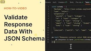 Validate Response Data With JSON Schema