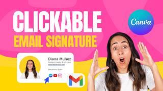 Create a Sleek Gmail Signature in Canva [FREE]