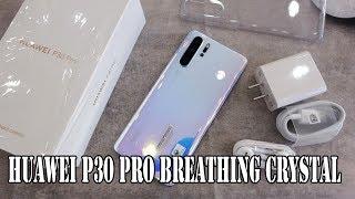 Huawei P30 Pro Breathing Crystal color unboxing in 2020