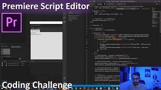 Coding Challenge #9 - Premiere Script Editor