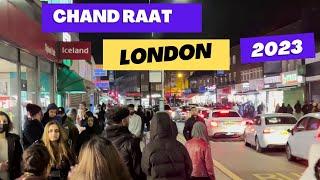Chand Raat Walking Tales London 2023  | Green Street || Waqar Hassan Vlogs