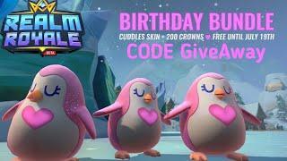 #BirthdayBundle #RealmRoyale #Codes Realm Royale Birthday Bundle Code |  ( XBOX ONLY )