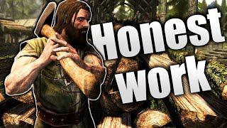 Skyrim, but I'm just a Woodcutter