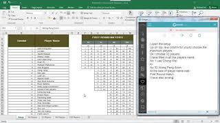 Tutorial Badminton Tournament Bracket - Download link below