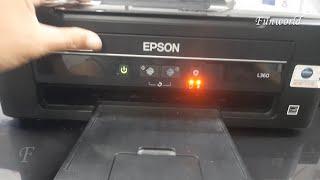 Epson L360 error light blinking at the same time