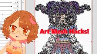 Creating Art Meshes for  a Chibi Vtuber Model