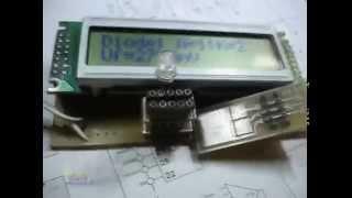 AVR transistor tester  LED TEST тестер полупроводниковых приборов