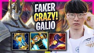 FAKER CRAZY GAME WITH GALIO! - T1 Faker Plays Galio MID vs Urgot! | Bootcamp 2024