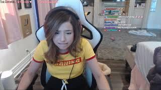 Pokimane moans on stream