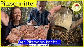 Pilzbuletten gebacken auf Röstbrot - Schnelles Pilz Rezept! Pilze suchen & Pilze zubereiten