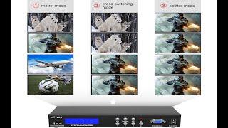How to install HDMI Matrix and how to switch the screen? || MT-VIKI -Matrix 4x4, 8x8, 16x16