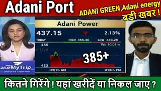 Adani Port share latest news,Buy or sell ?ADANI GREEN,Adani energy solutions share latest news