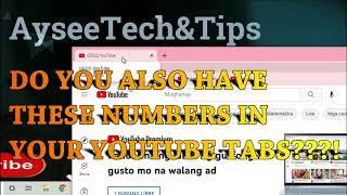 How To Get Rid of The Number On The YouTube Tab ll Remove the number on Youtube Tab llAyseeTech&tips