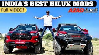 Modified Toyota Hilux Pick-Ups By Azad 4x4 || India's best modifications || Full Video With Details