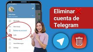 Cómo eliminar una cuenta de Telegram (2024)