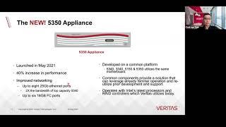 Veritas Appliances: the NEW Flagship 5350 and key Succession Strategies