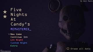 Five nights at Candy's: Remastered(android)extras menu