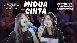 MIDUA CINTA - SULE || COVER BY SALSABINTAN & ALAY ELISA FEAT 3 PEMUDA BERBAHAYA