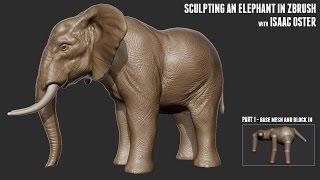 Sculpting an Elephant with Isaac Oster - Part 1