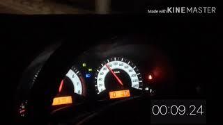 Toyota corolla altis 1.6 2012 Acceleration test (0-100)