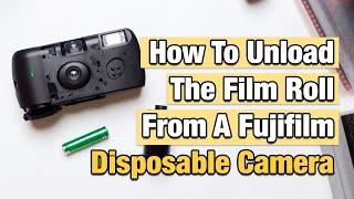 How To Unload The Film Roll From A Fujifilm Disposable Camera