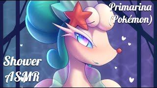 Furry ASMR | A Shower with Primarina~ (ambient shower/bath visuals + sounds)