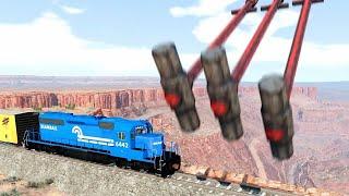Trains vs Hammers - BeamNG.Drive