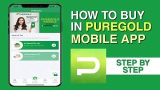 How to ORDER in PUREGOLD MOBILE APP | Online Grocery | Step by Step for Beginners