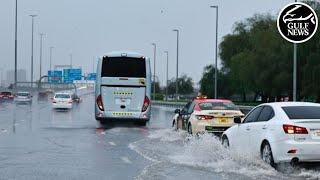 Weather in UAE: Heavy rain and thunder hit Dubai