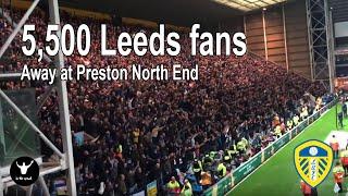 5,500 Leeds fans away at Deepdale, Preston