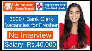 Bank Clerk Job Vacancy for all India Fresher Graduates | IBPS Bank Clerk Last Date