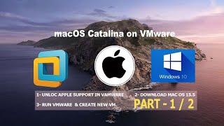 How to install macOS Catalina on vmware workstation in windows 10 part - 1/2