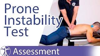 Prone Instability Test  | Lumbar Spine Instability