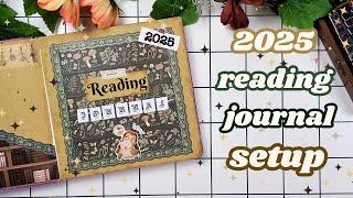 New READING JOURNAL setup  Plan with me for 2025  15 different lists and trackers