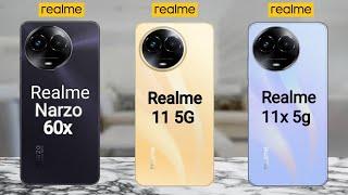 Realme Narzo 60x vs Realme 11 5G vs Realme 11x 5G Mobile Review