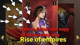 ROE | Easy way to complete your hero’s | Hero’s development day | Rise of empires ice and fire
