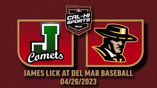 TOP GAME TUESDAY!!! CRAZIEST BASEBALL GAME OF THE SEASON??? | JAMES LICK AT DEL MAR BASEBALL 4.26.23