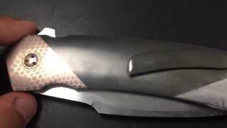 Glenn Hovin Storm Flipper: the birth of a giant knife maker !!