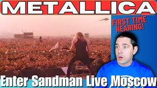 First Time Hearing Metallica - Enter Sandman Live Moscow 1991 Reaction
