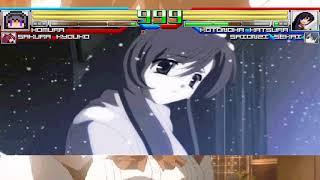 NICK54222 MUGEN: Homura Akemi (me) and Kyoko Sakura VS Kotonoha Katsura and Sekai Saionji