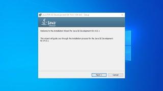 How to Install and Setup Java JDK 14 on Windows 10